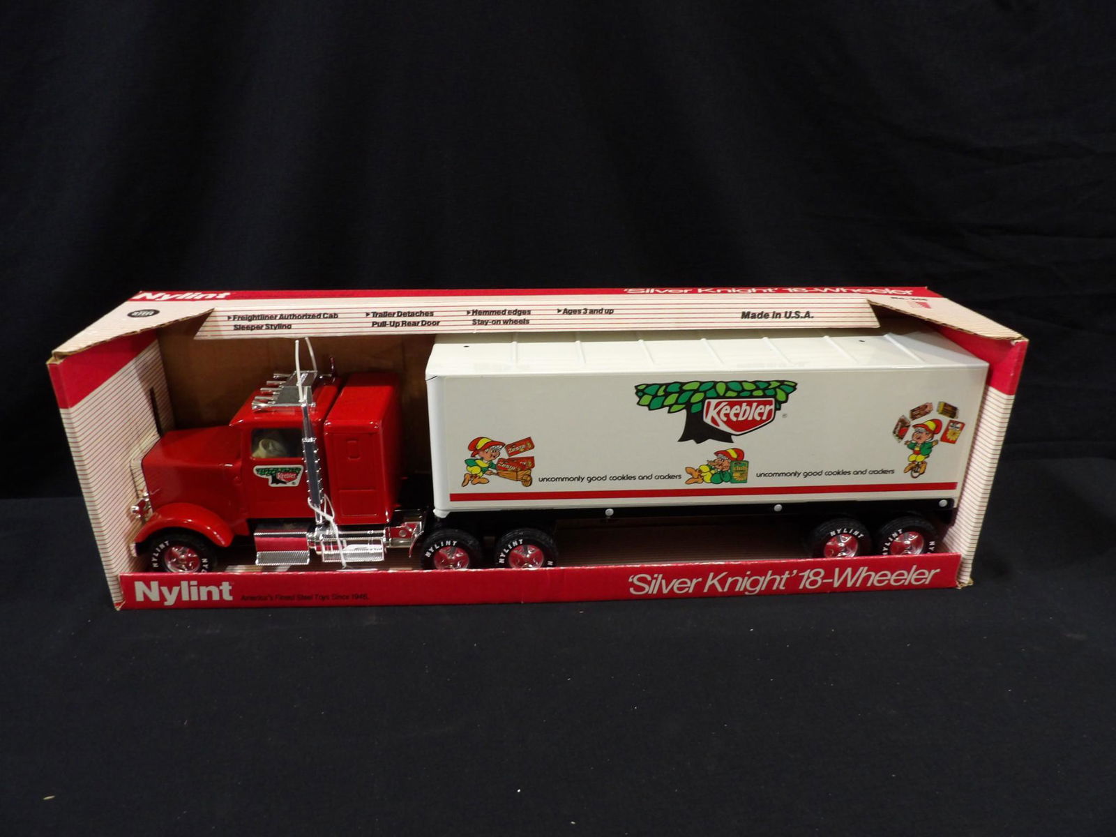 NYLINT KEEBLER ADVERTISING SILVER KNIGHT 18-WHEELER (1 of 5)