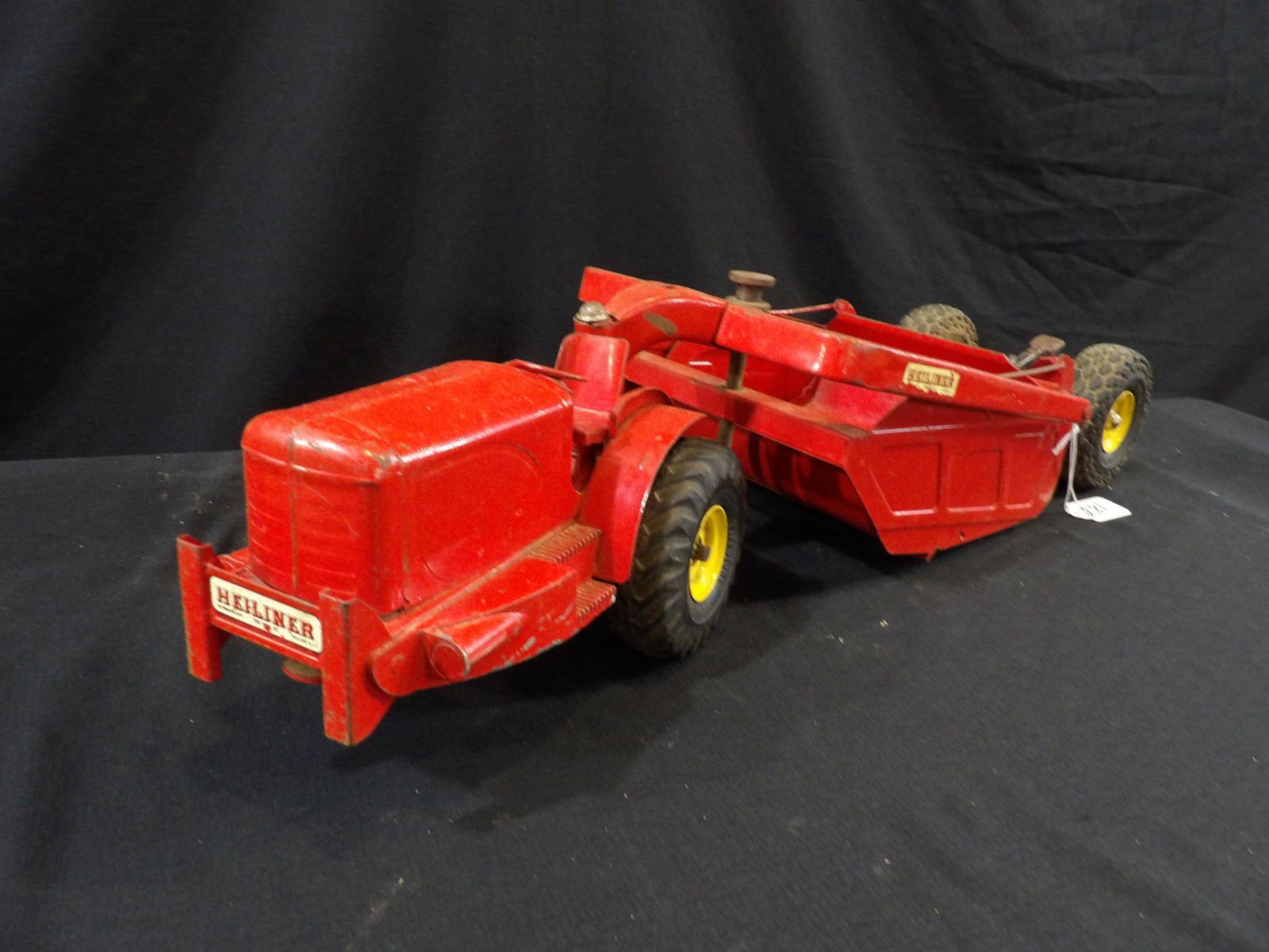 VINTAGE DOEPKE MODEL TOYS HEILINER ROAD GRADER SCRAPER (1 of 6)