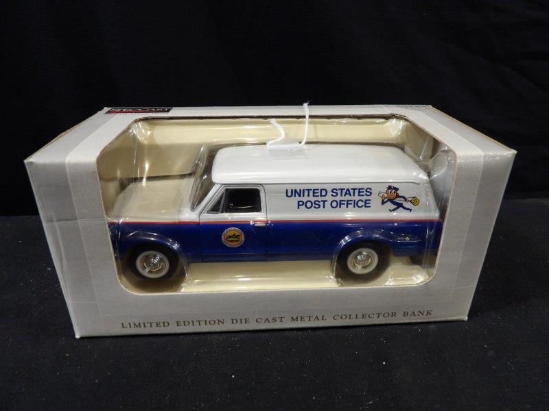 SPEC CAST UNITED STATES POST OFFICE 1967 CHEVY COIN BANK REPLICA LIMITED EDITION (1 of 3)