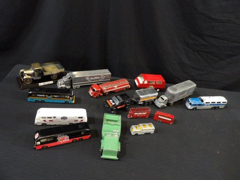 LOT OF 14 VARIOUS SCALE MODEL REPLICAS INC. TONKA, DINKY, TOOTSIE TOY, RALSTOY ETC. (1 of 10)