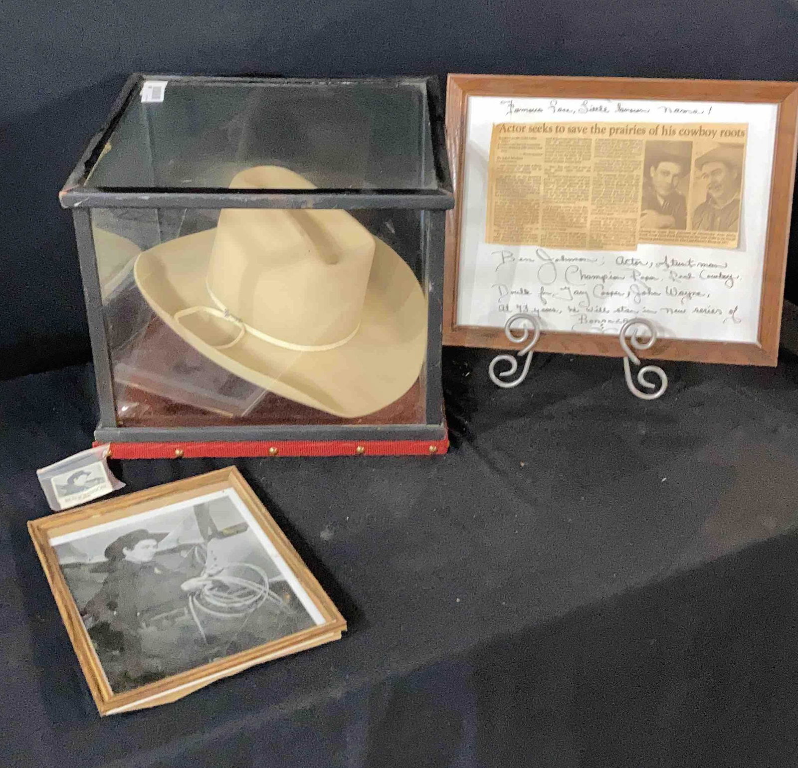 Ben Johnson Signed Hat & Memorabilia (1 of 6)