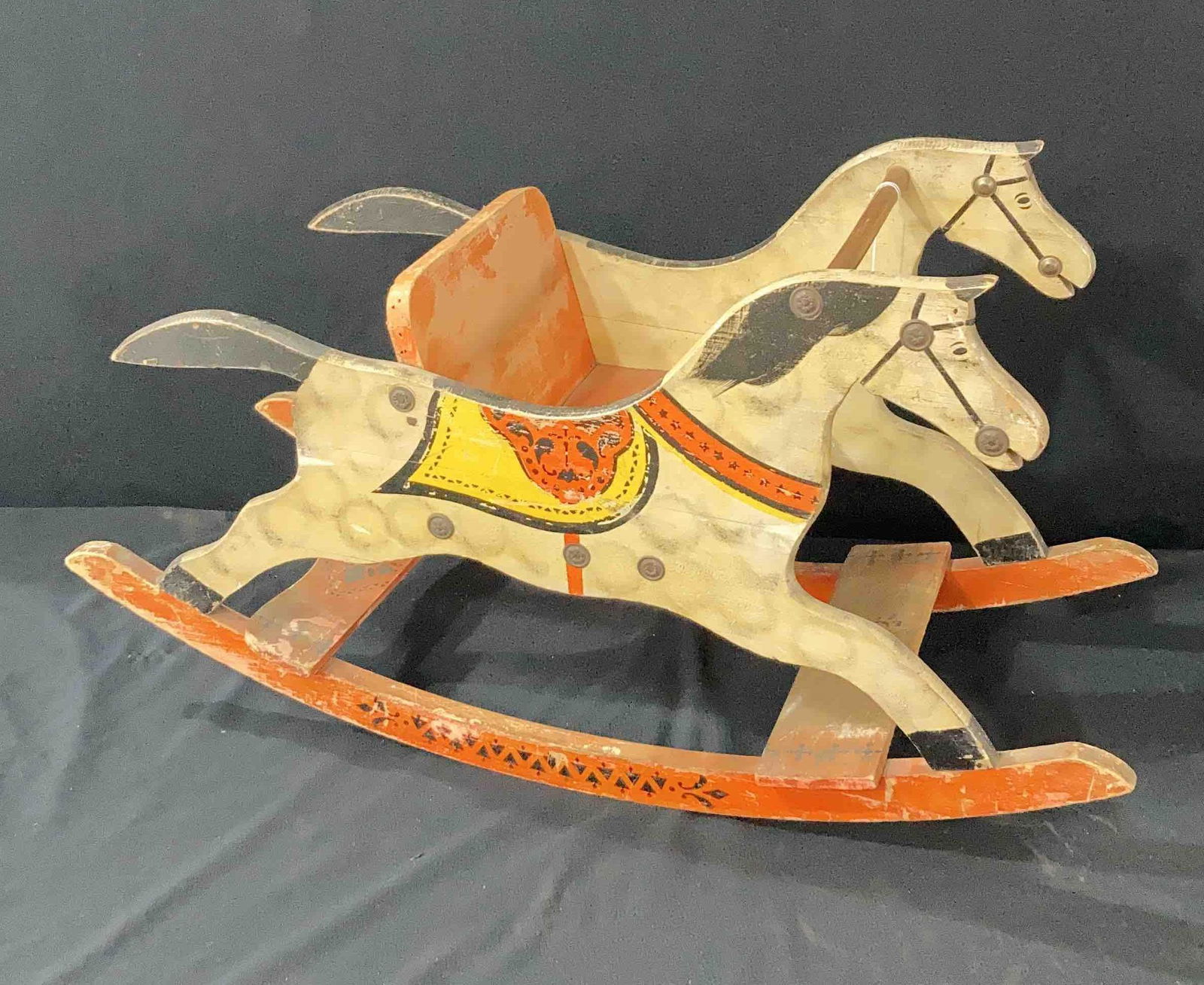 Primitive rocking best sale horse