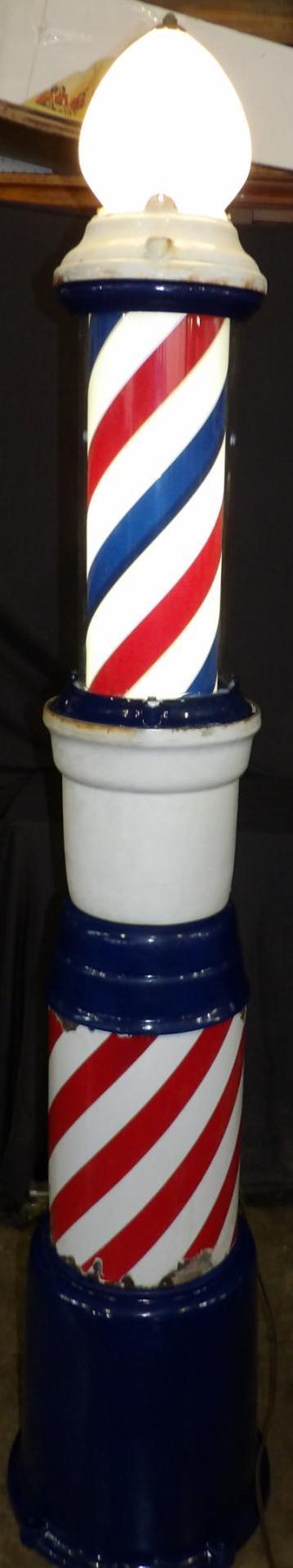 Outstanding Theo Koch #909 sidewalk barber pole (1 of 9)