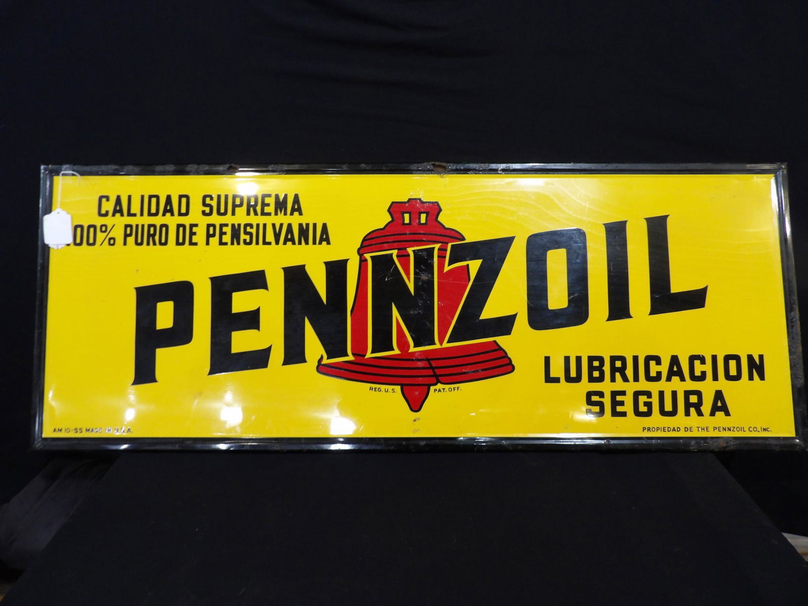 SST Foreign Pennzoil self-framed sign (1 of 10)