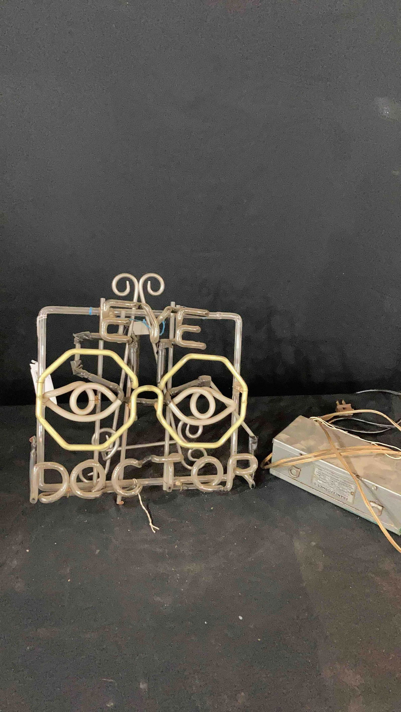 THE EYE DOCTOR neon sign (1 of 3)