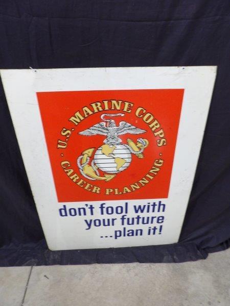 DST US Marine Corps Recruiting sign (1 of 3)