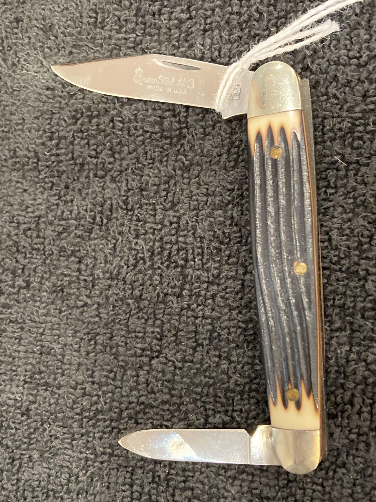 Queen Double Blade Pocket Knife (1 of 4)
