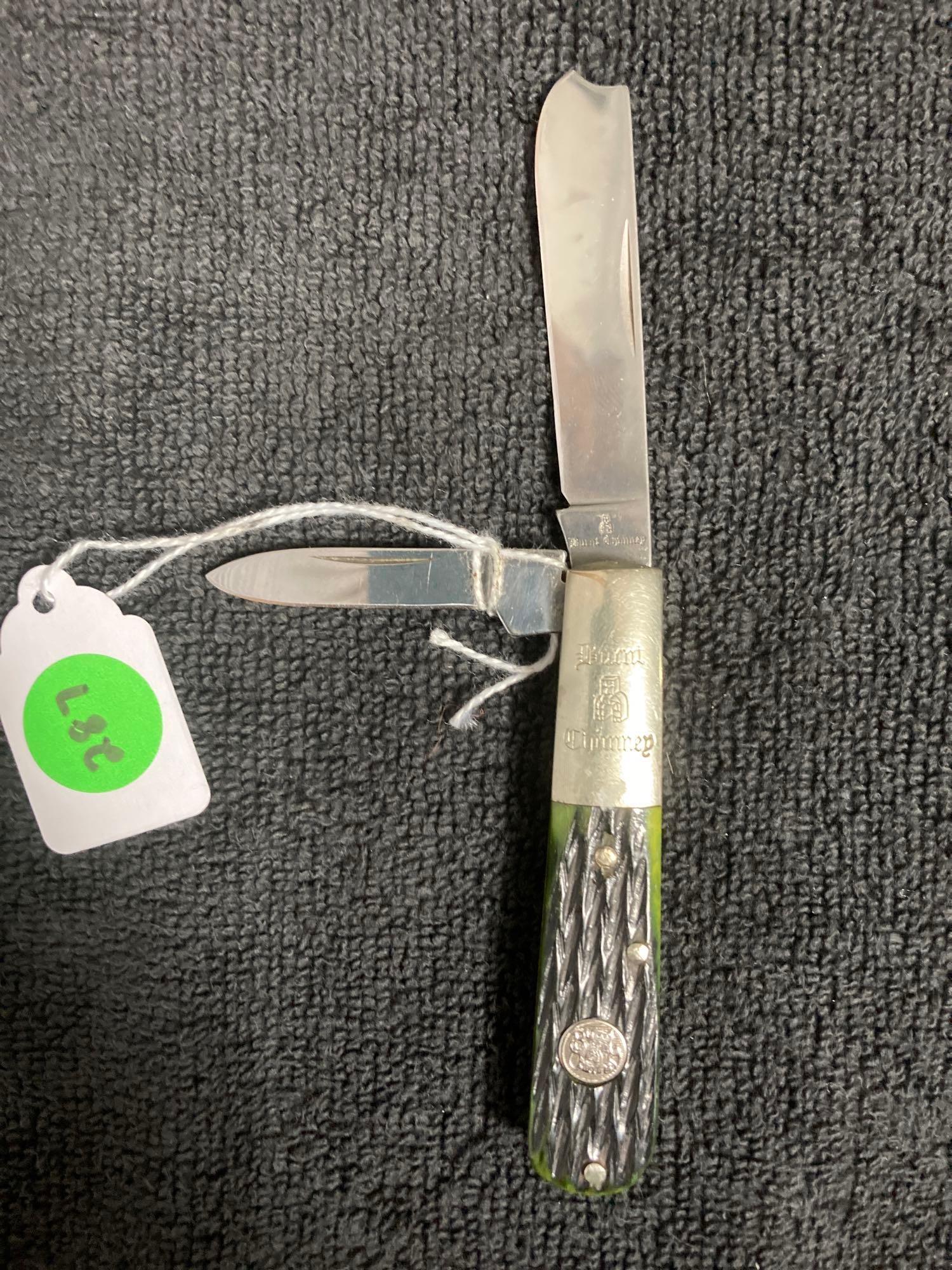 Burnt Chimney 2 Blade Knife (1 of 6)