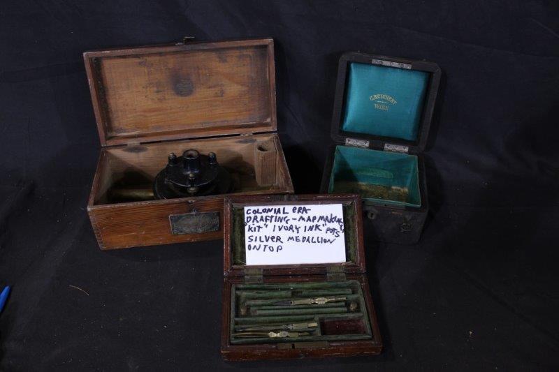 BOSTROM-BRADY Farm Level - Early Antique Drafting Kit (1 of 9)