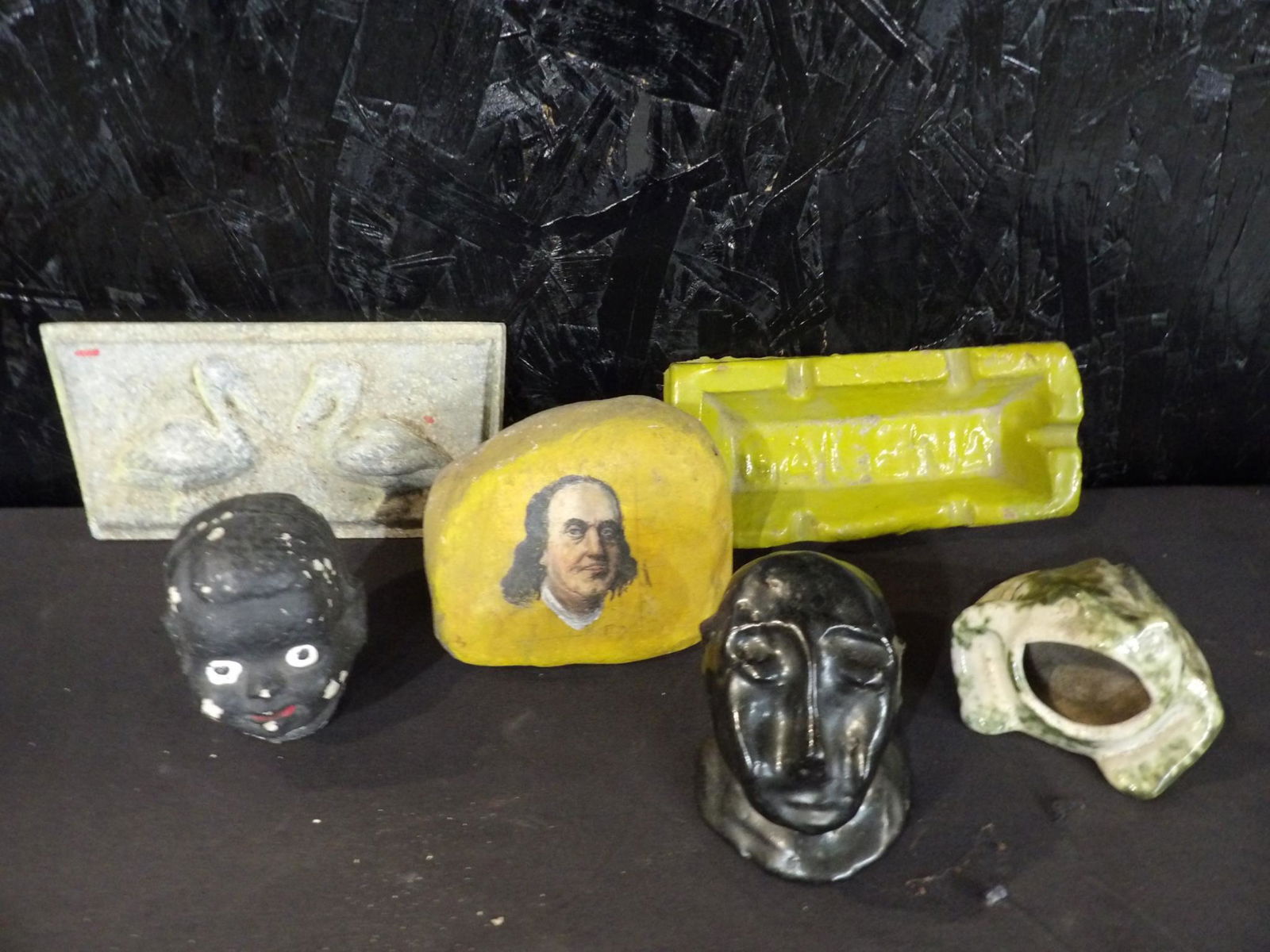 Painted Rock, Frog, & Other Decor (1 of 7)