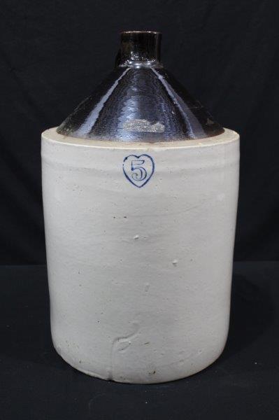 Five Gal. Stoneware Crock Jug (1 of 7)