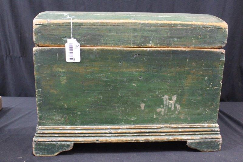 Early painted dovetailed trunk (1 of 10)