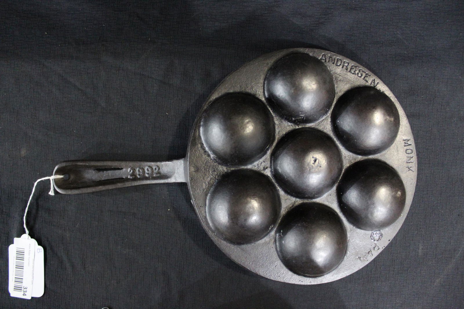 Anderson Monk by Griswold 2992 Egg Poacher: Great clean condition!