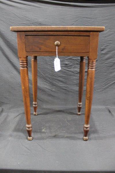 American 1-drawer stand: Top is 17" x 19" and 28 1/4" tall.