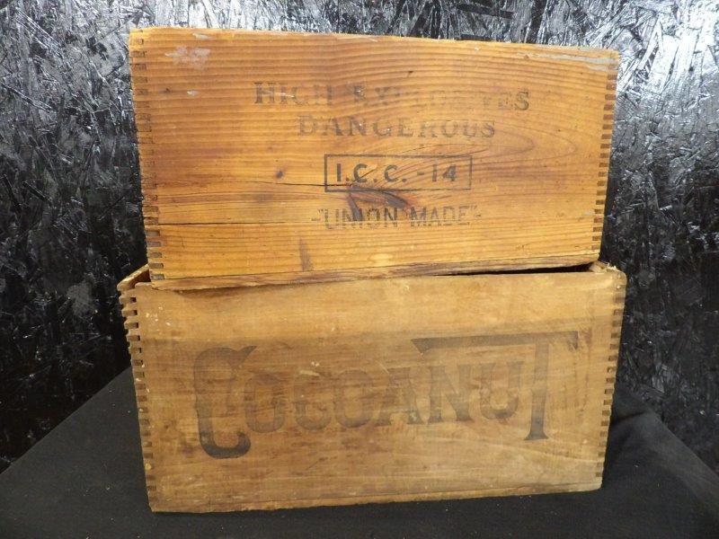 Cocoanut & Explosives Wood Crates (1 of 9)