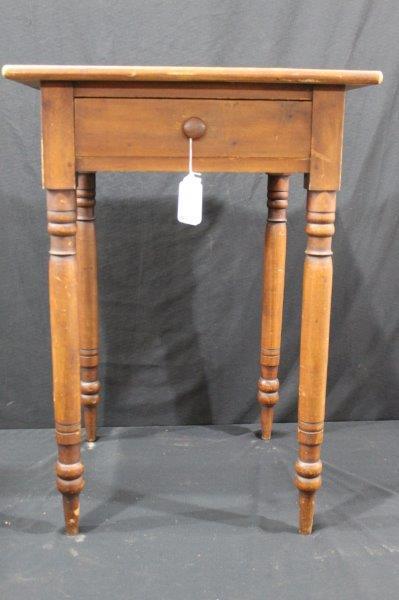 One Drawer Cherry Sheraton Stand (1 of 9)