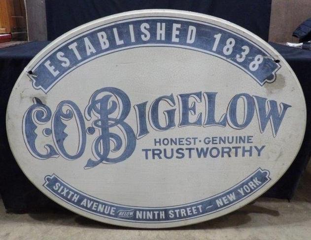 Co. Bigelow Double Sided Wooden Sign (1 of 11)