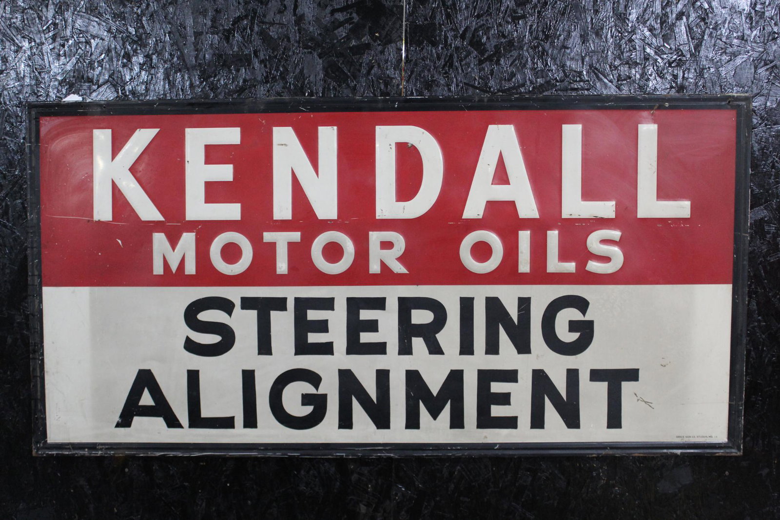 SST Kendall Motor Oils Steering Alignment sign (1 of 7)