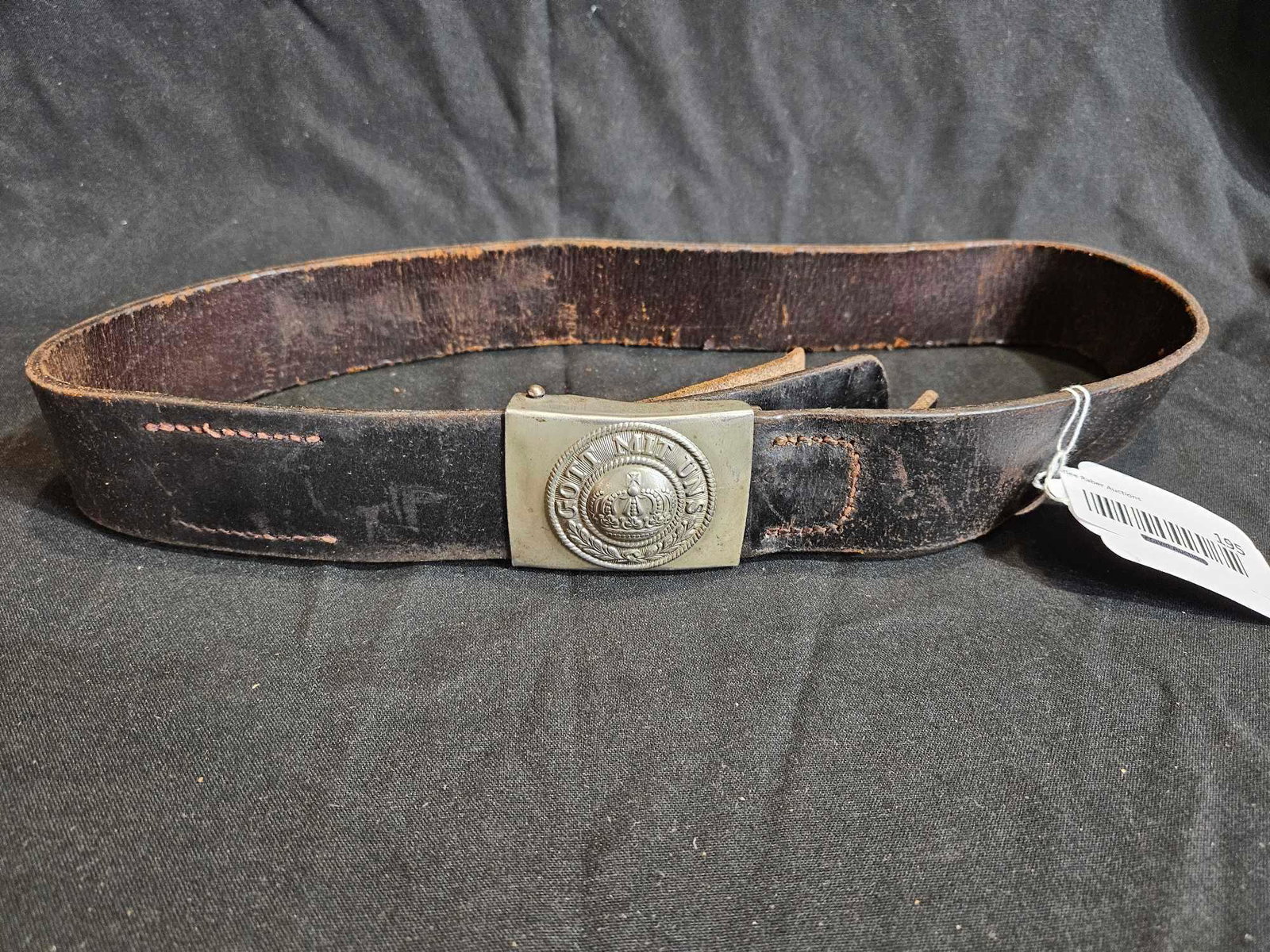 Original WWI German M1895 Prussian EM/NCO'S Belt w/ Buckle (1 of 6)