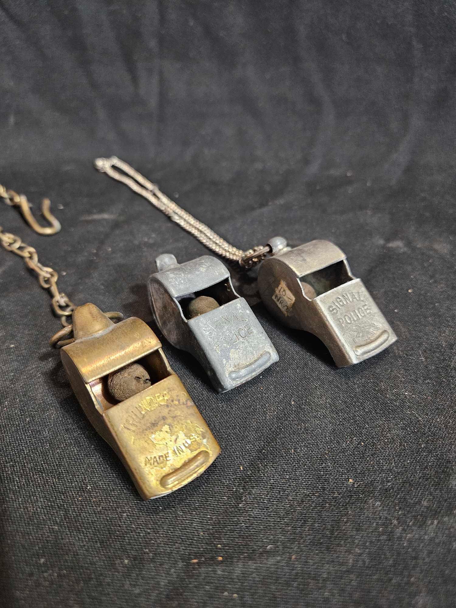 3 Brass Whistles (1 of 7)