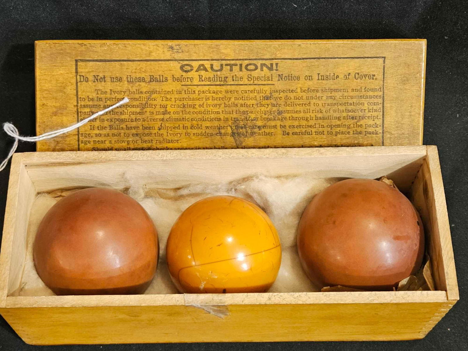 The Brunswickbalke Collender Co. Antique Billiard Balls Auction