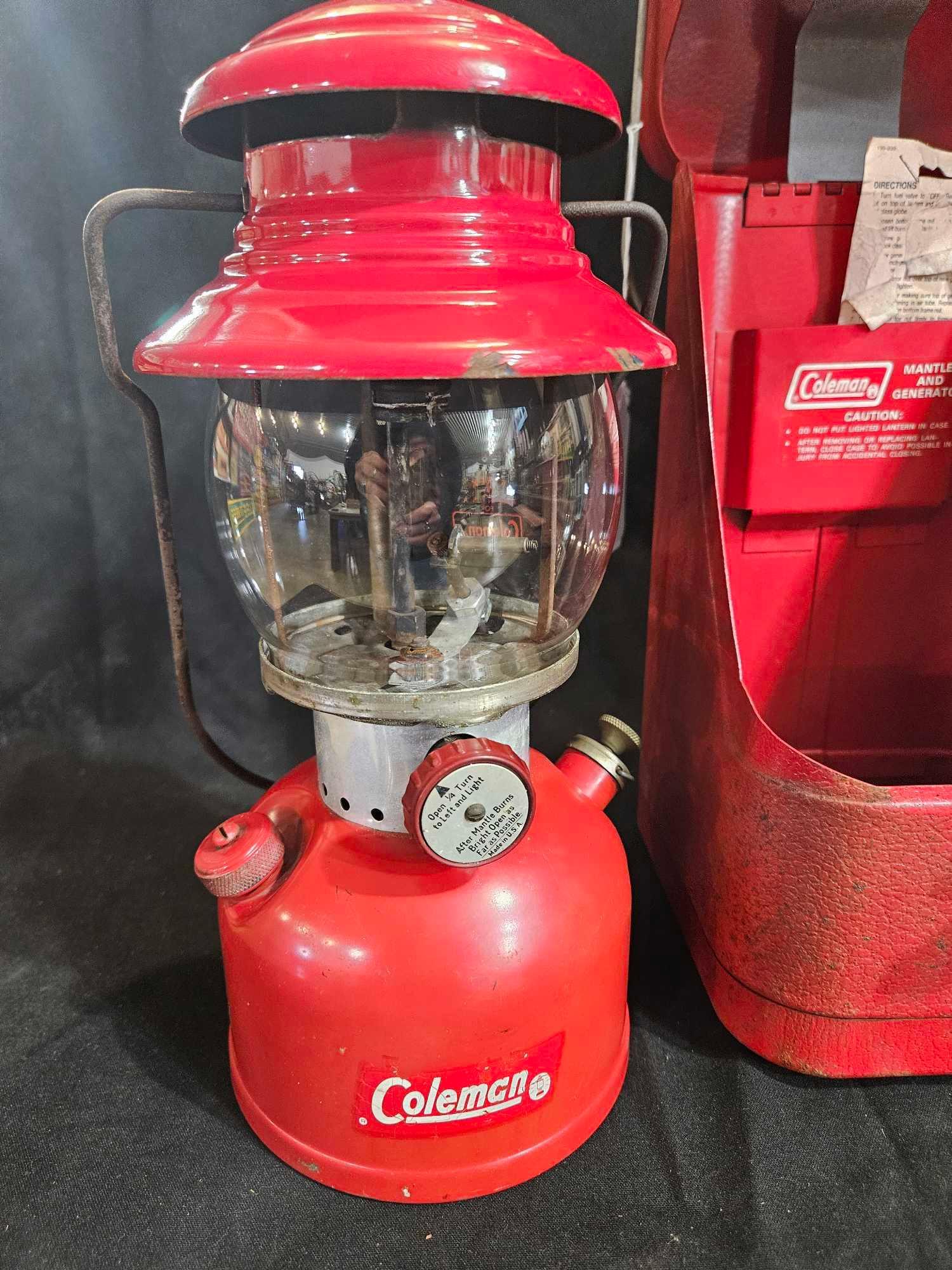 1963 Red Coleman Lantern In Case (1 of 7)