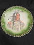 Haynes Baltimore Pottery Chief Spotted Wolf Wall Hanging Plate