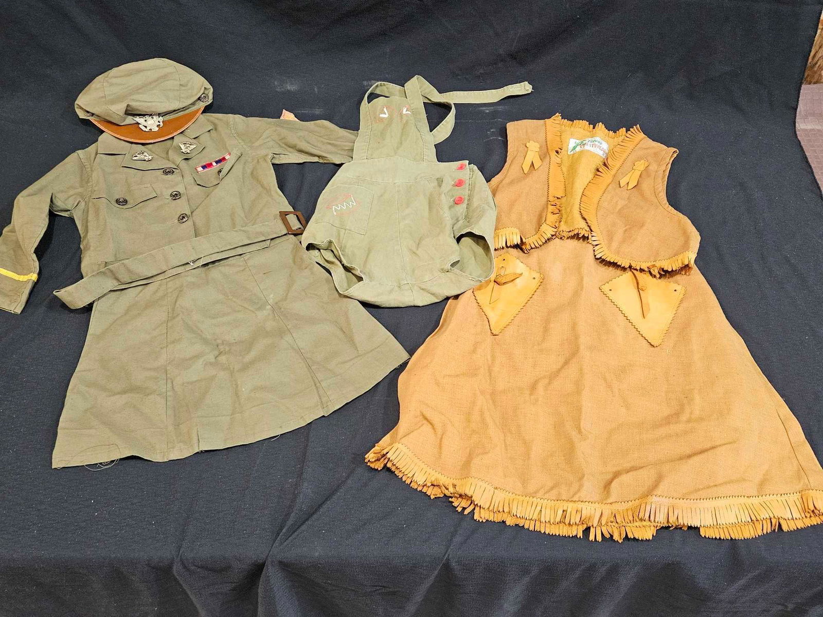 1940s Girl's Junior WAC Womens Army Air Corps & Trego Western Wear Costume (1 of 7)