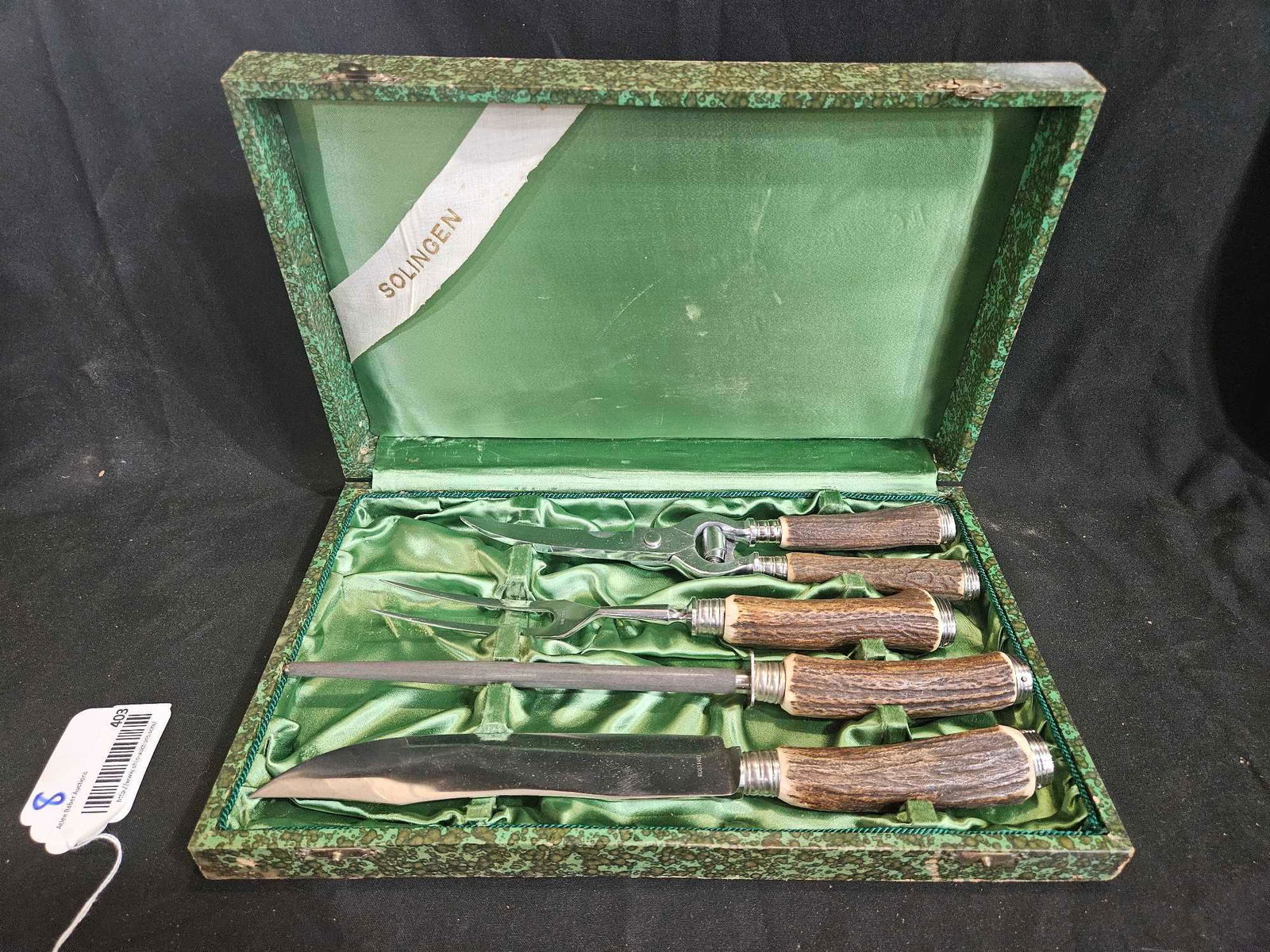 Rostfrei Solingen Stag Horn Antler Knife Cutlery Set (1 of 6)