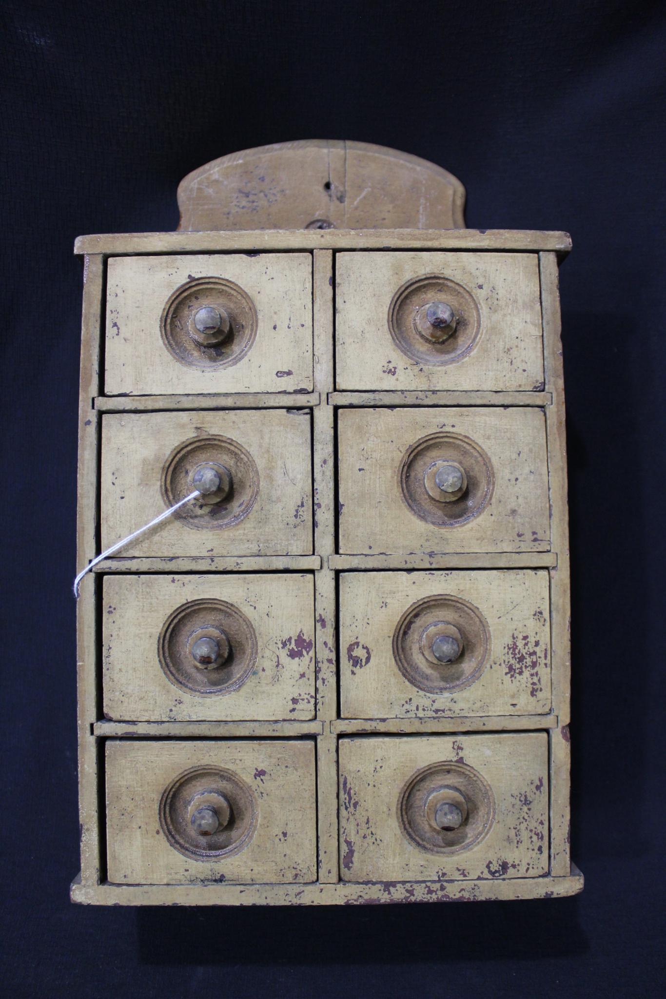 Mustard Painted Spice Cabinet (1 of 4)