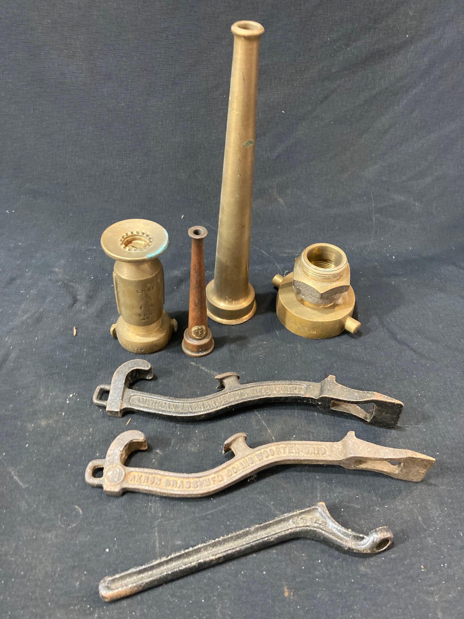 Brass Nozzles & Fire Hydrant Wrenches (1 of 8)