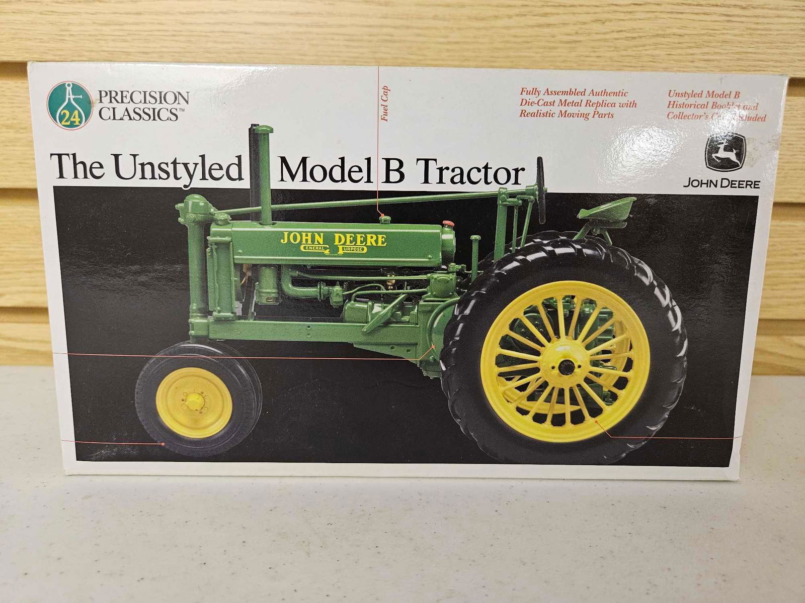 John Deere The Unstyled Model B Tractor Precision # 24: 1/16 scale