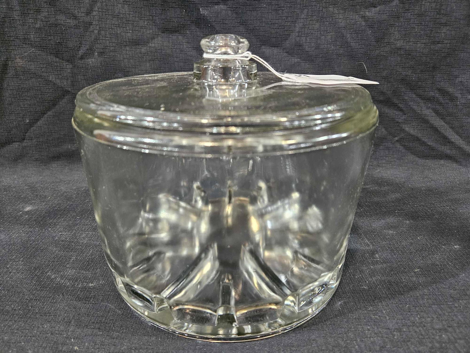 Glass Sanitary Cheese Preserver w/ Lid (1 of 4)