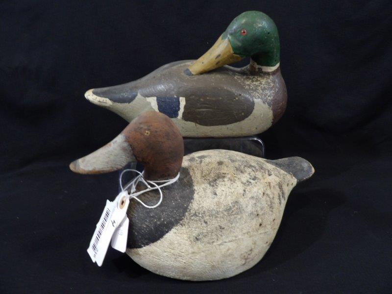 Early Wood Carved Duck Decoys Inc. Kopsol Wisconsin Red Head Duck decoy (1 of 15)