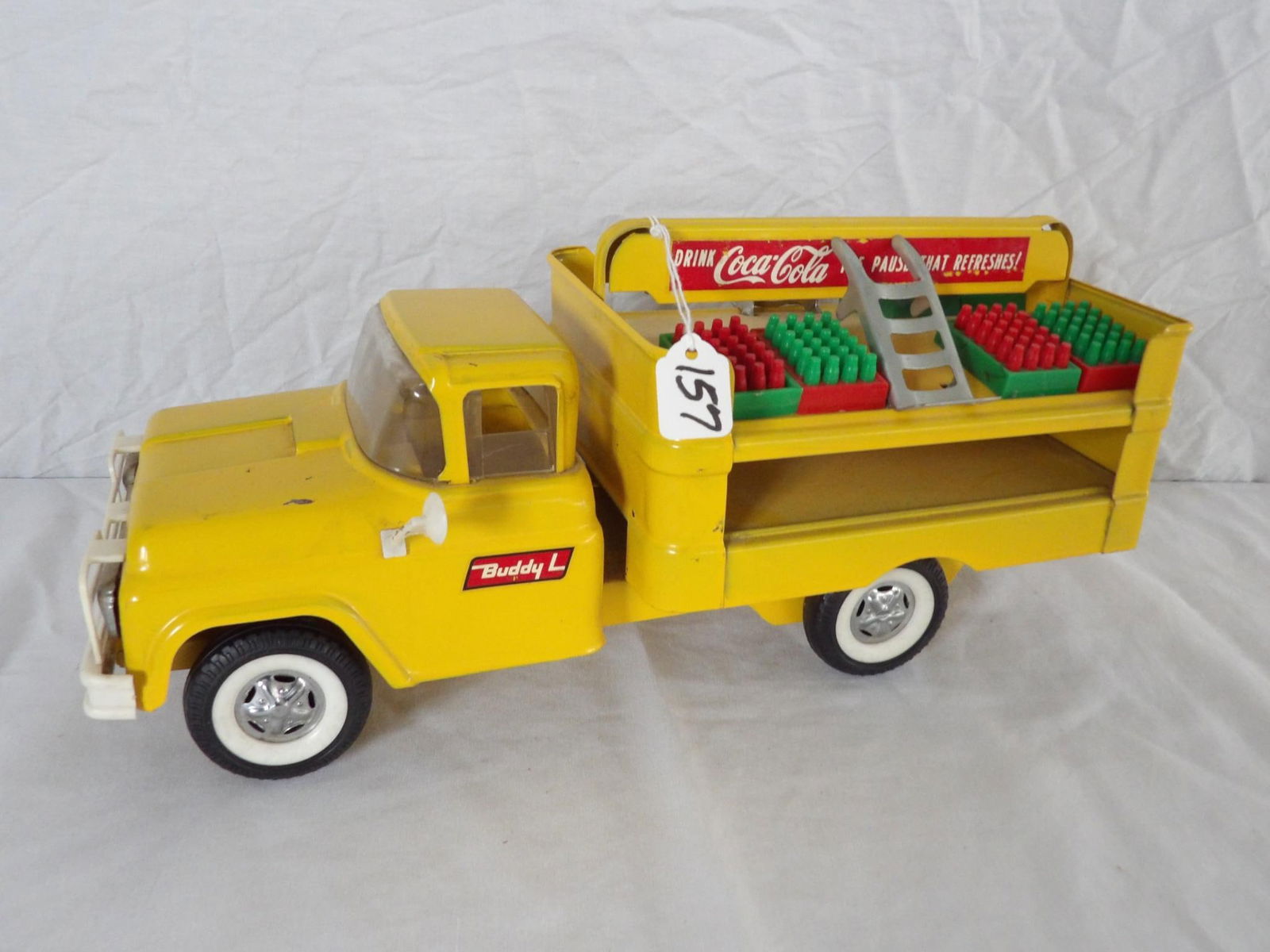 BUDDY L COCA-COLA TRUCK: NICE CONDITION 15 IN LONG
