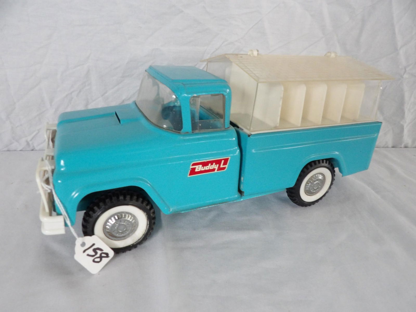 BUDDY L KENNEL TRUCK: NICE CONDITION 13 IN LONG