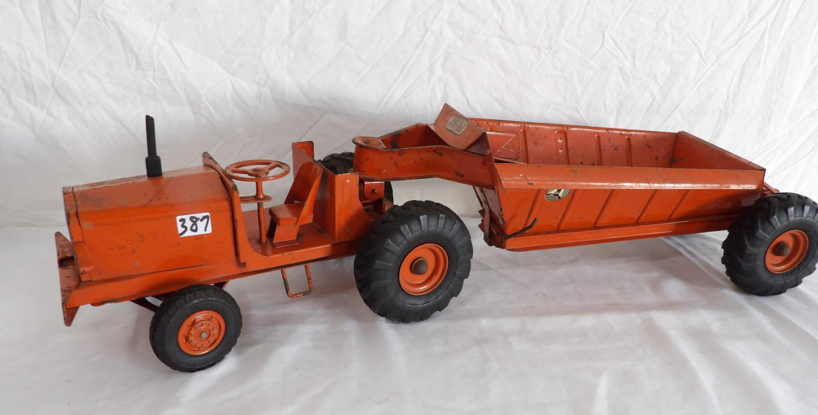 1950s DOEPKE BOTTOM DUMP EARTH HAULER (1 of 1)