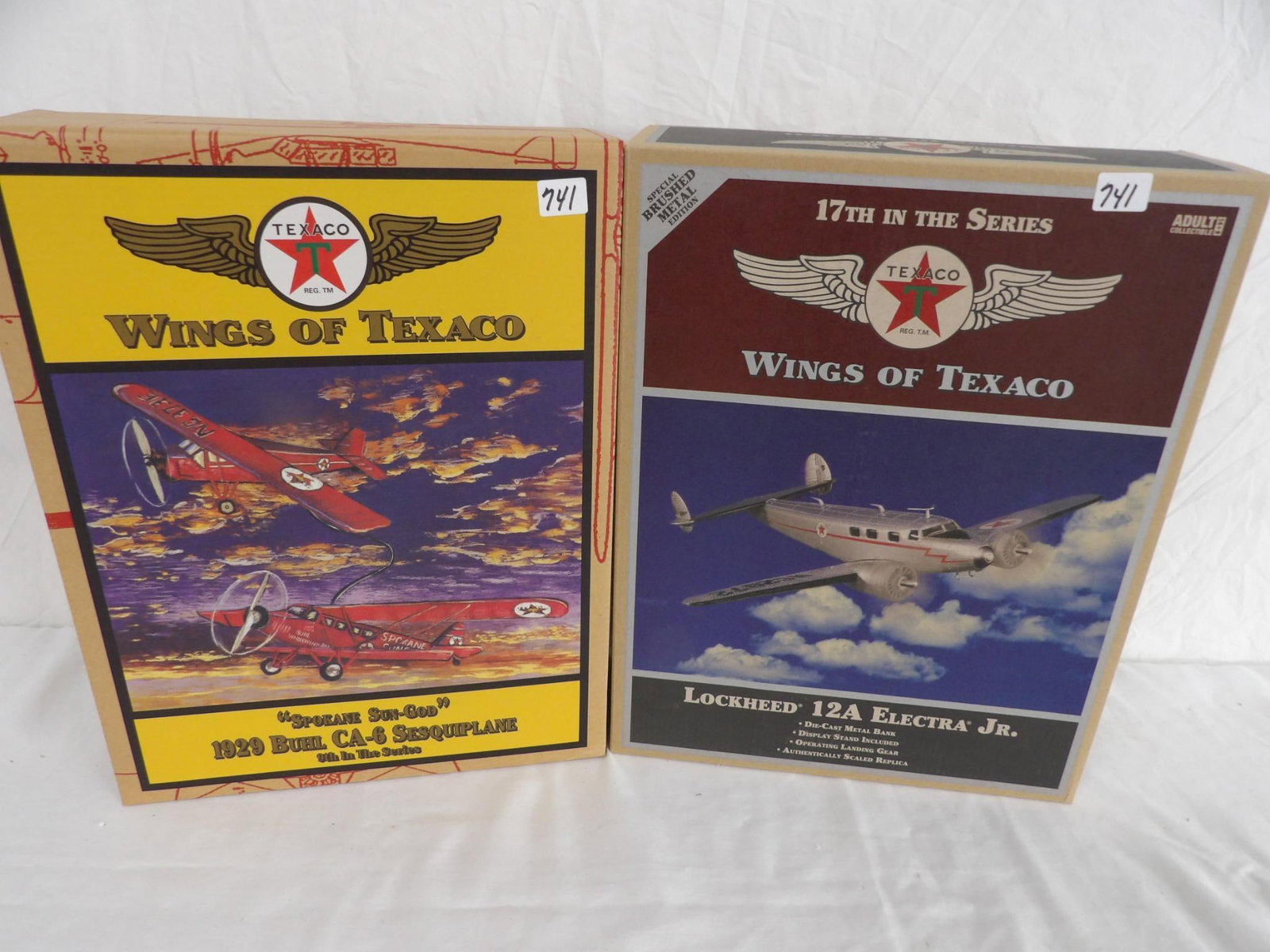 2 TEXACO AIRPLANES: DIE CAST