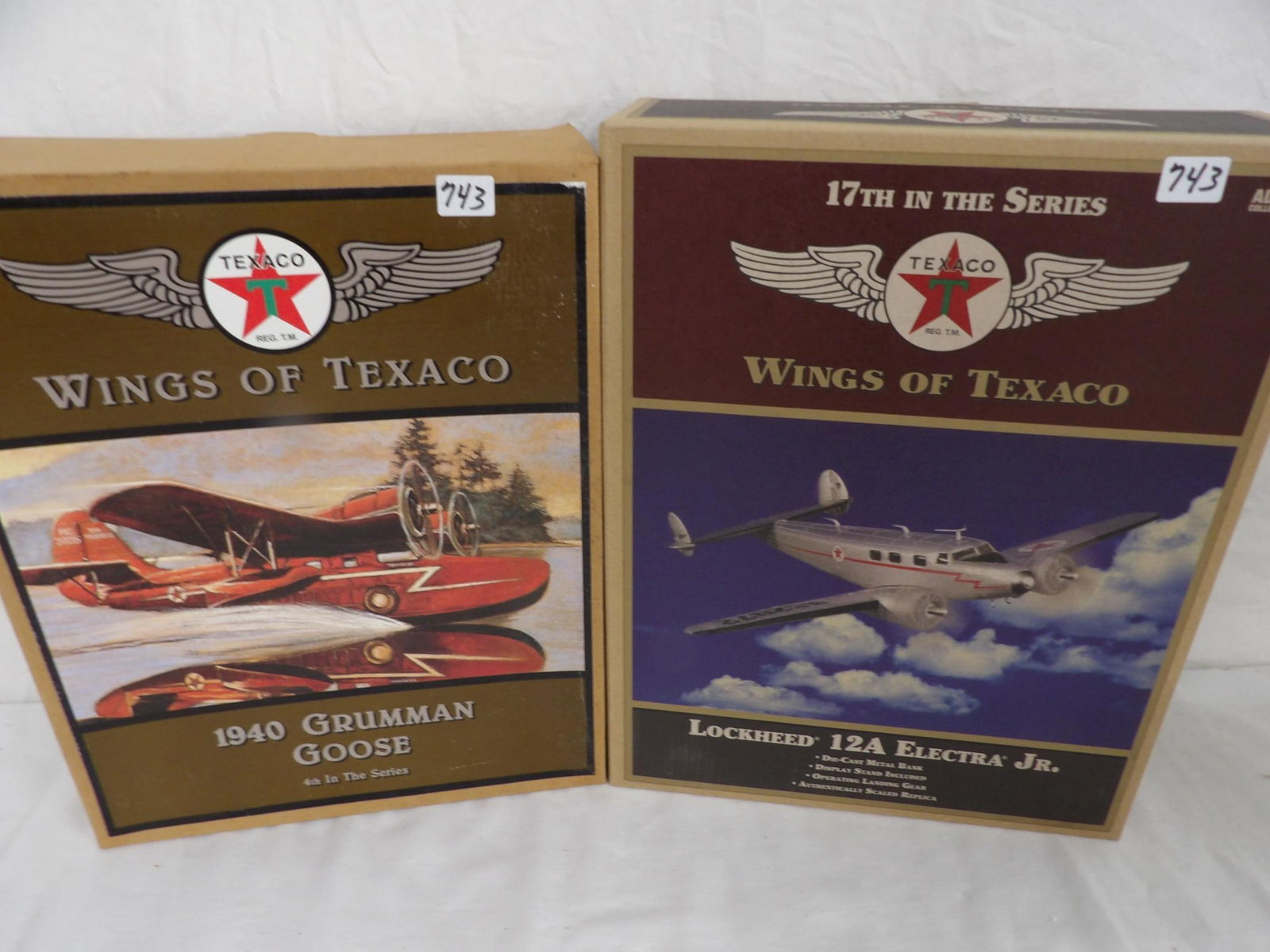 2 TEXACO AIRPLANES: DIE CAST
