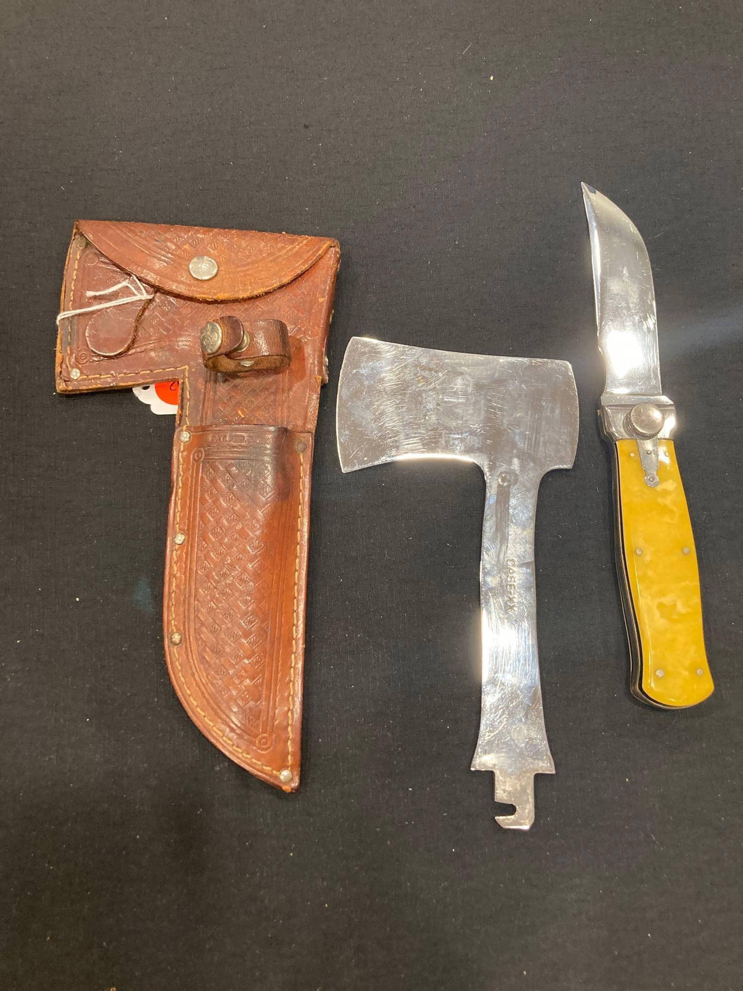Case Knife Hatchet Combo Auction