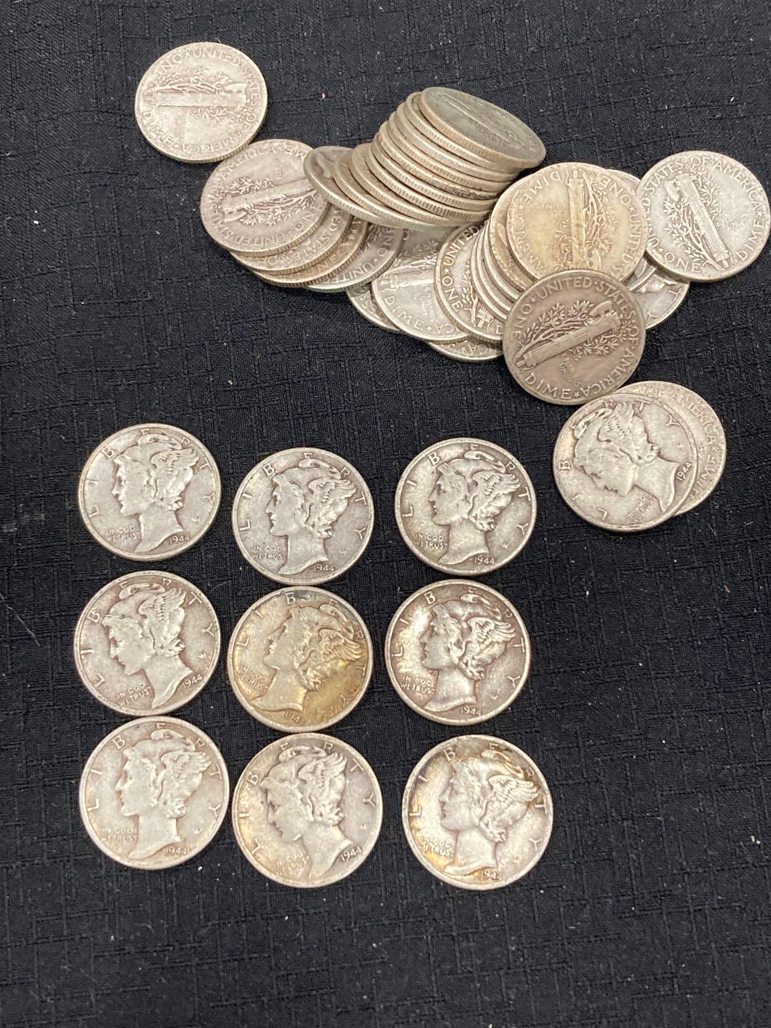 1944 Mercury Dimes (1 of 3)