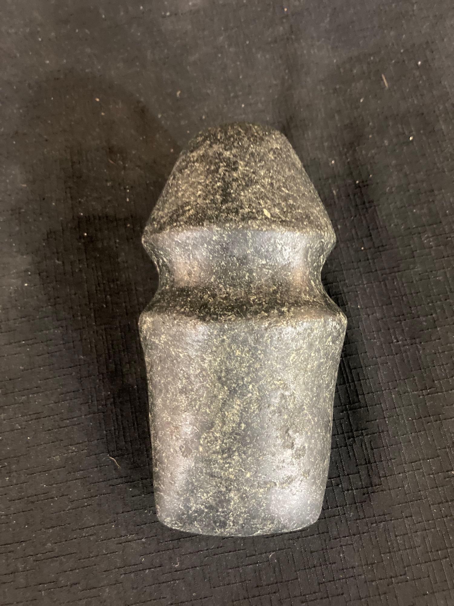 Grooved Native American Stone Axe Head (1 of 4)