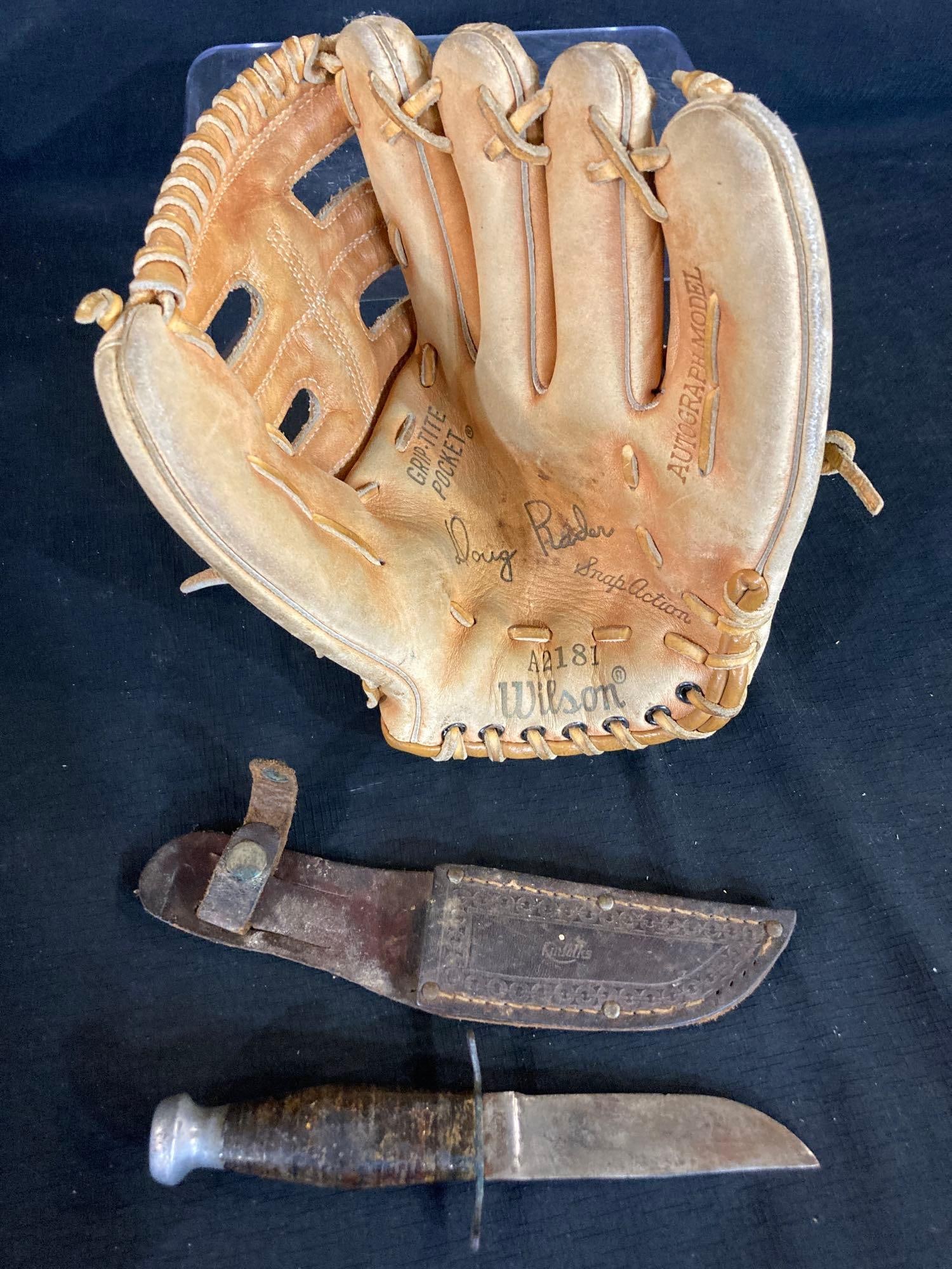 Wilson Baseball Glove & Dagger (1 of 7)