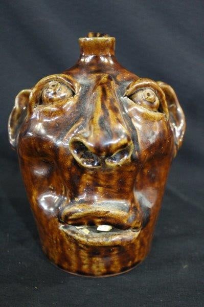 Browns Pottery Ugly Face Jug (1 of 5)