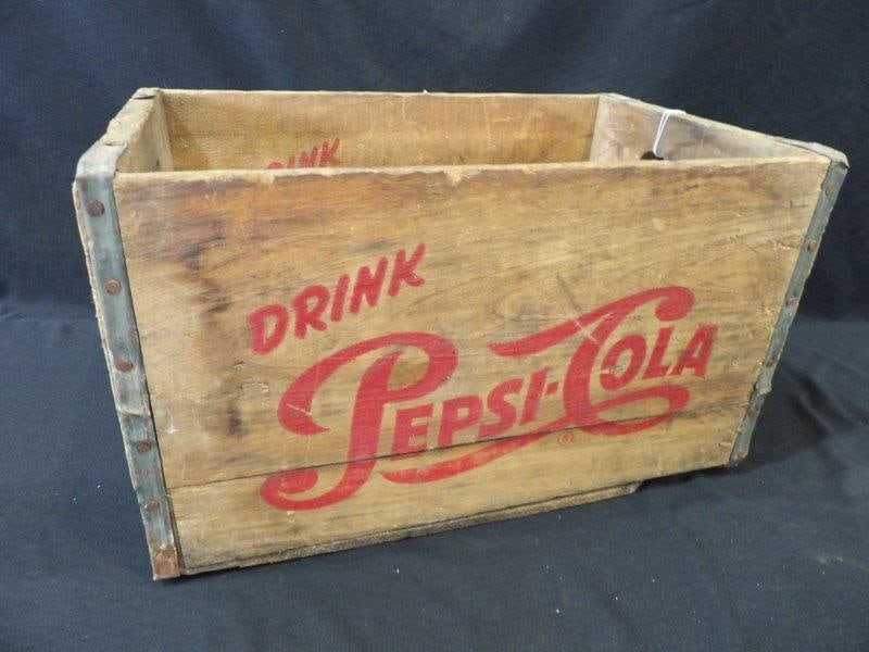 Vintage Pepsi-Cola Wood Soda Crate (1 of 9)