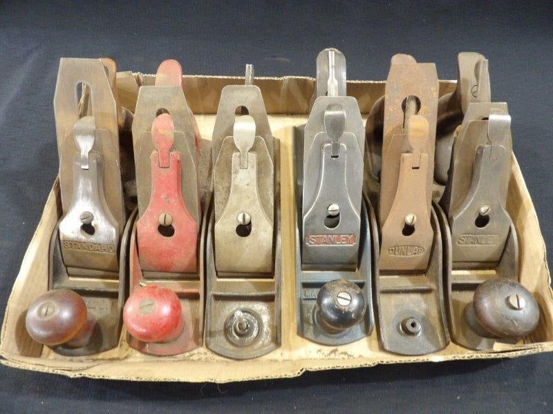 LOT OF 6 WOOD WORKER PLANES (1 of 6)