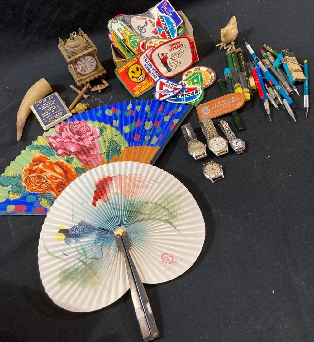 PATCHES, WRIST WATCHES, MECHANICAL PENCILS & MORE (1 of 7)
