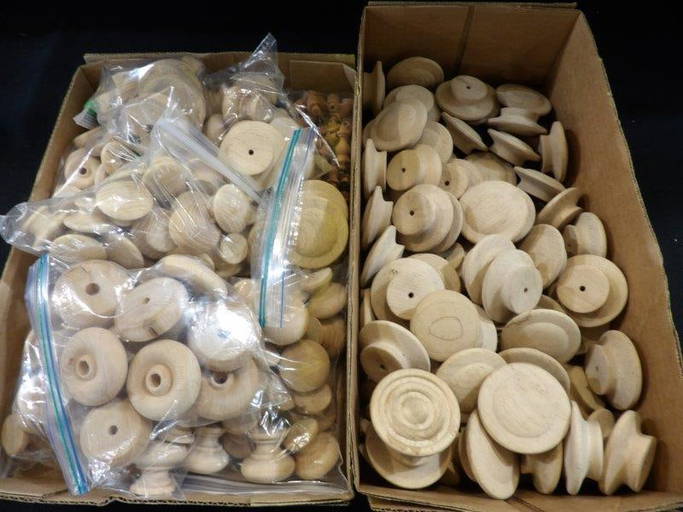 Wooden Knobs, Finials, & Wheels
