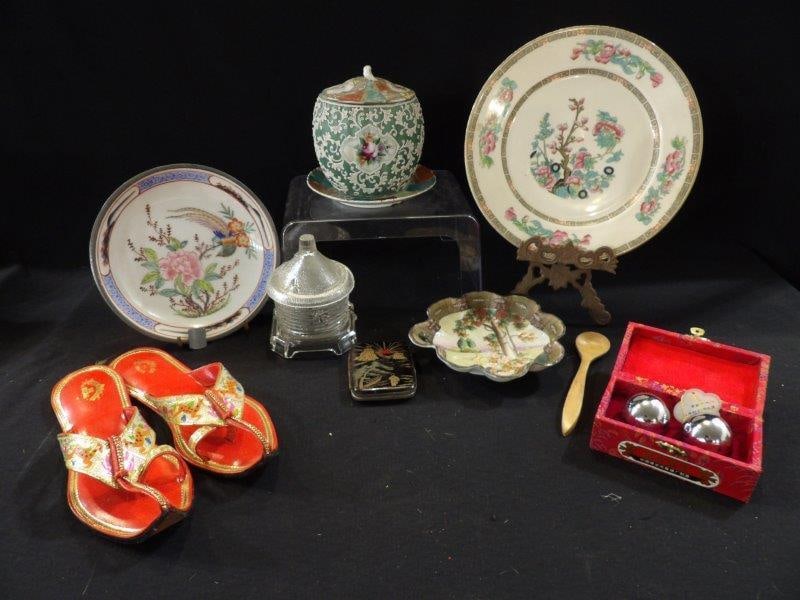 ORIENTAL DISHES, SHOES & TRINKET BOXES (1 of 9)