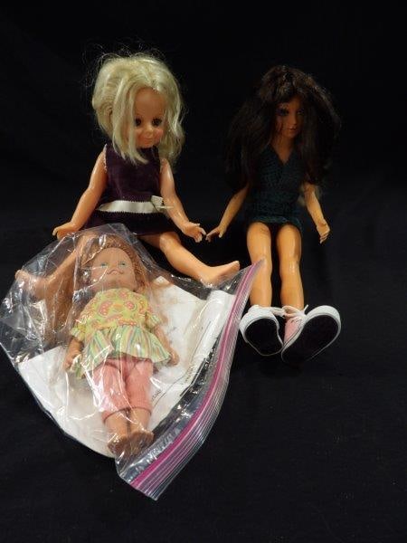 CRISSY & TIFFANY TAYLOR VINTAGE DOLLS: 1974 TIFFANY TAYLOR IDEAL DOLL. AND 2 CRISSY DOLLS